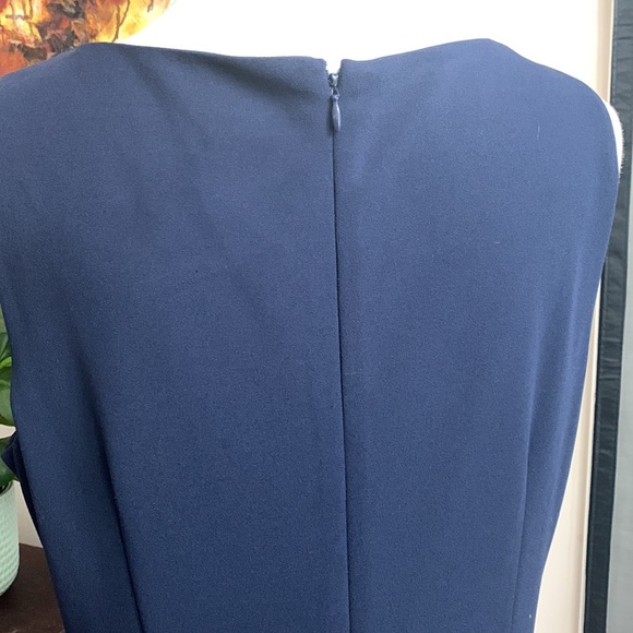 🎉Host Pick🎉 Gorgeous Calvin Klein Sleeveless Twilight Blue High Low Dress EUC - Picture 8 of 17